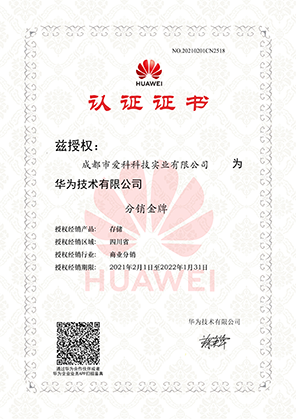 企業(yè)資質(zhì)——存儲分銷金牌